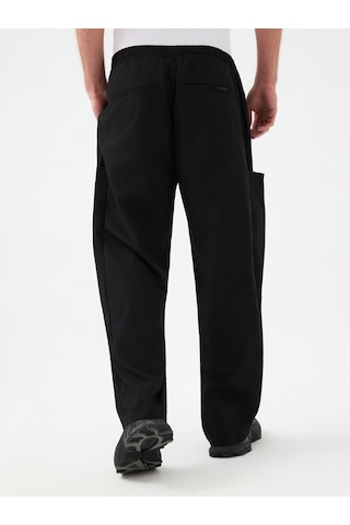 Relax Fit Erkek Pantolon Siyah