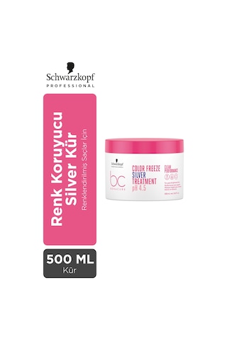 Schwarzkopf Bc Clean Renk Koruyucu Gümüş Kür 500 ML