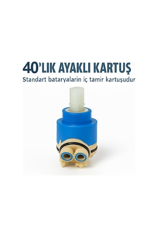 40' Lık Ayaklı Batarya Kartuşu Standart Aç Kapa Bataryalara Uyumludur Mix Model
