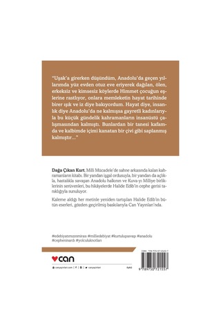 Dağa Çıkan Kurt - Halide Edib Adıvar -  Can Yayınları