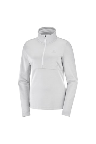 Salomon Transition Half Zip Kadın Fleece Beyaz Beyaz