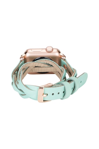Apple Uyumlu Watch Deri Kordon 38-40-41mm Dt Rt Brn7