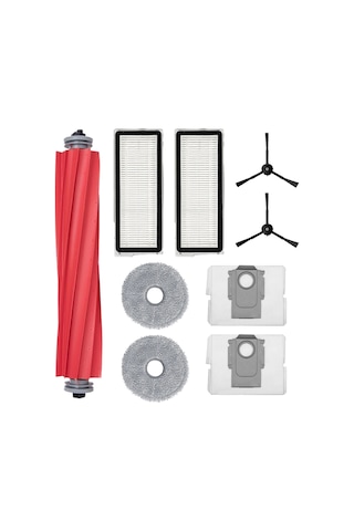 Roborock Q Revo Maxv , Qrevo Pro / S / Plus İçin Paket Mop Bezli Filtre Fırça Yedek Set