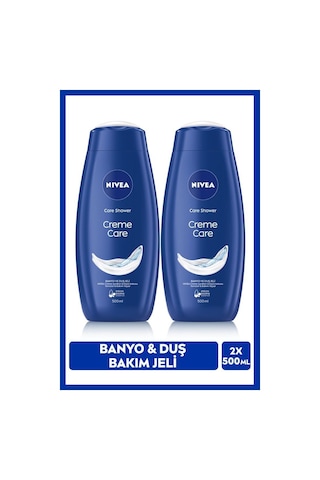 Nivea Creme Care Banyo ve Duş Jeli 2 x 500 ML