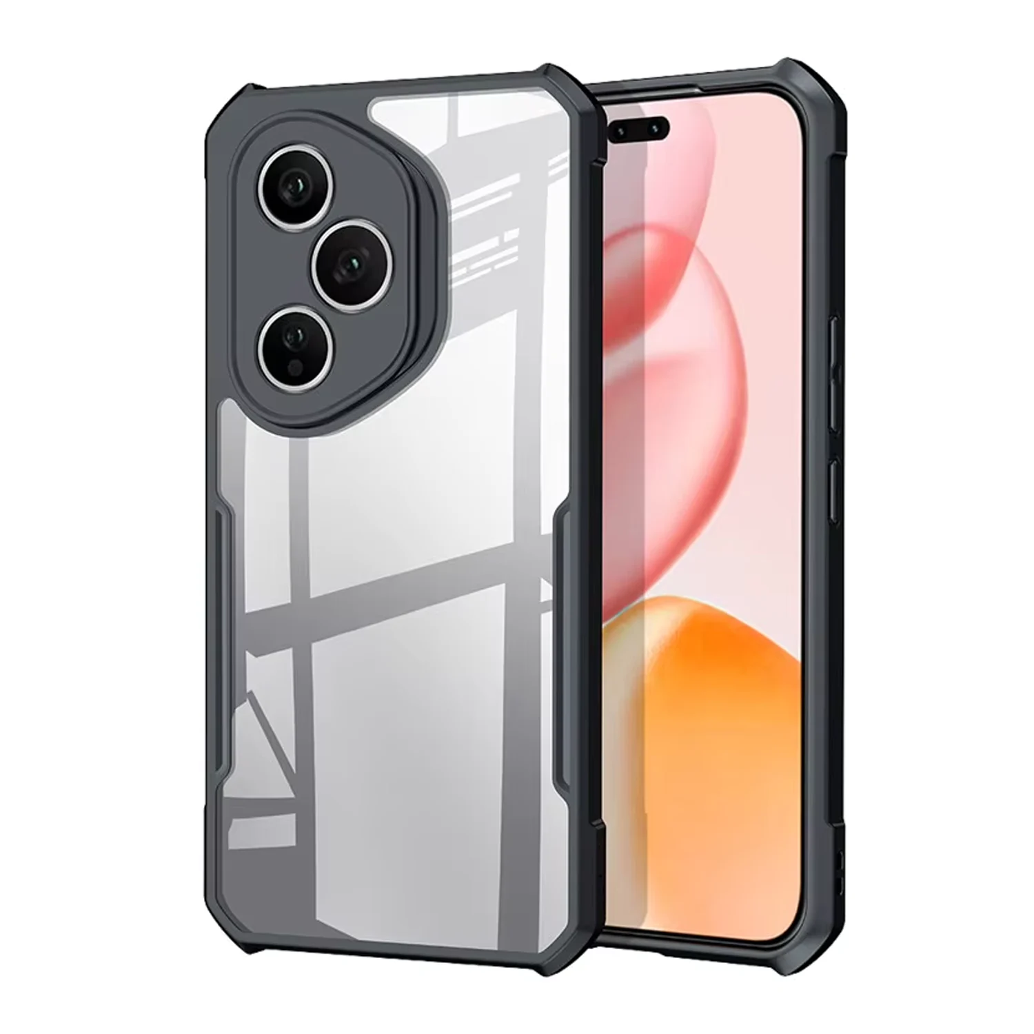 Microcase Honor 400 5g İle Uyumlu Airbag Serisi Darbeye Dayanıklı Köşe Korumalı Tpu Kılıf - Al3370 Şeffaf