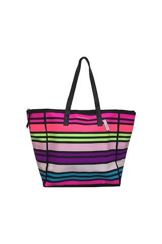Victoria's Secret Vs Rainbow Kanvas Tote Seyahat Çantası Çok Renkli