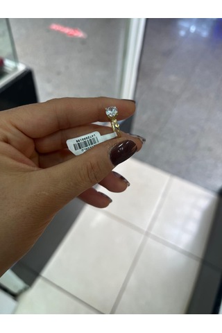 Çelikoğlu Kuyumculuk 14 Ayar Altın Tek Taş Yüzük 1,11 Gr Altın