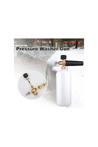 Besthome1 900ml Köpük Sulama Kabı, Basınçlı Yıkama Tabancası İçin Standart Hızlı Bağlantılı Model