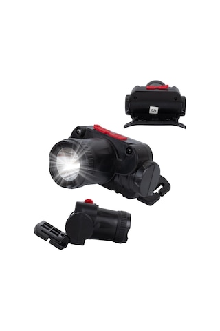 Şarjli Flashli Power Led I Ndüksi Yon Sensörlü Kafa Lambasi Feneri Siyah