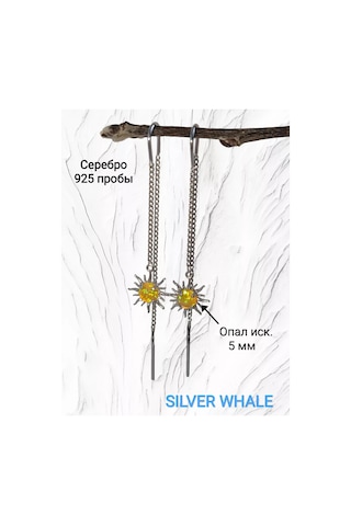 Sılver Whale Uzun Zincirli, Uzun Zincirli Gümüş Küpe Çubukları 198304135 Diğer