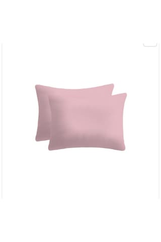 %100 Natürel Cotton Pamuk 2 Adet 35x45 Cm Lüx Yastık Kılıfı Pillow Case Pudra