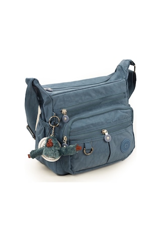 Krinkıl / Klinkır Su Geçirmez Kumaş Çok Gözlü Çapraz Kol Ve Omuz Postacı Çantası Mavi 9507 Mavi