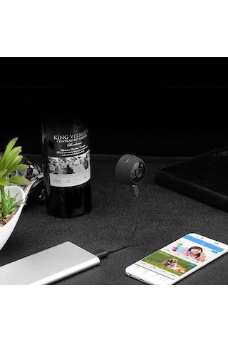 Padalink Mini Wifi Hareket Algılama Kamerası - 1080p Hd Gece Görüşü, Dışarıda Kullanıma Uygun, Akıllı Telefon Uzak Erişimi, Beyaz Hafıza Kartı Ve Şarj Aleti Yok