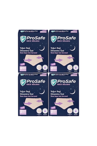 Prosafe Gece Külodu Yoğun Regl Dönemine Özel 4 Paket 8 Adet
