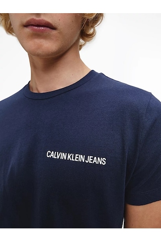 Calvin Klein Calvın Kleın Erkek T-shırt J30j307852-402 J30j307852-402 Lacivert