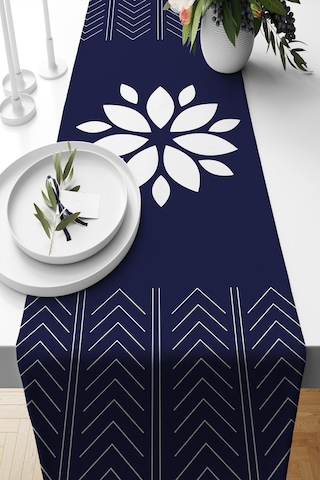 Belle Benoit Baskılı Runner & Koltuk Kırlent Kılıfı Set Desen35