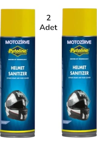 Putoline Helmet Sanitizer Kask Ve Vizör Temizleyici 500 Ml 2 Adet