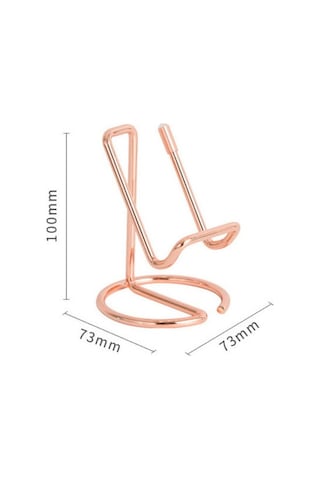 Dancemonkey Dayanıklı Metal Stand - Ev/ofis Masaüstü Altın Altın