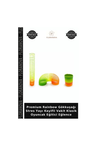 Premium Rainbow Gökkuşağı Yayı Keyifli Vakit Klasik Oyuncak Eğitici Eğlence