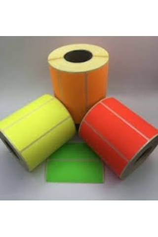Eczane İlaç Tarif Etiketi Sarı Zemin Eko Termal 40 x 60 MM