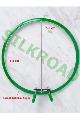 Nurge Küçük Boy Metal Kasnak - 58mm- 5mm - 5 Farklı Renk Seçeneği