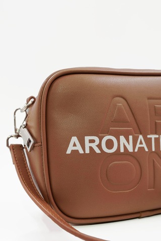 Hüvendo Küçük Boy Crossbody Çapraz Askılı Kadın Omuz Çantası Taba Taba