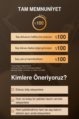 Dökülme Karşıtı Bakım, Yağ Kontrolü Ve Hacim Sağlayan Saç Spreyi Dashu Volume Texture Spray