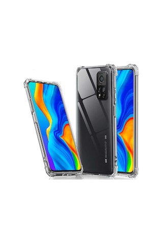 Xiaomi Mi 10t Pro 5g Kılıf Zore Nitro Anti Shock Silikon Renksiz