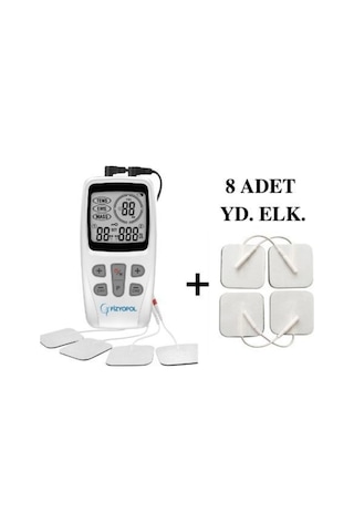 Tens Ems Masaj Cihazı Ve Kablolu Yedek Elektrod Tens 8'li Diğer