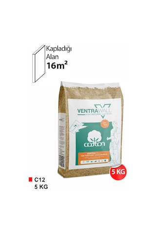 Ventrawall - Krem Duvar Boyası Ve Pamuk Sıva - C12 - 5 Kg
