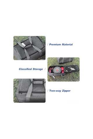 Gajeena Kamp Aletleri Çantası Pratik Outdoor Pişirme Ekipmanı Taşıyıcı Çok Renkli