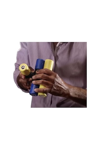 Çift Kilitlemeli Twist Shaker - Yumuşak Ses Açık Gri