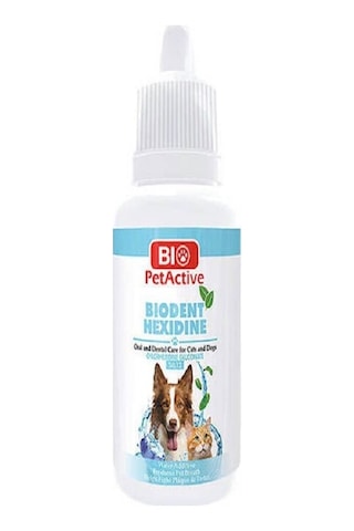 Bio Petactive Biodent Hexidine Köpek Diş Bakımı Ağız Kokusu Giderici 50 ML