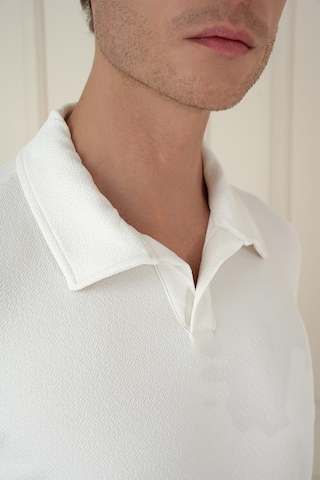 Efor Ts 890 Slim Fit Ekru Spor T-shirt Ekru