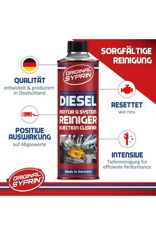 Syprin Dizel Sistem Temizleyici 3 X 500ml, Enjektör Ve Dpf Uyumlu, Motor Performansını Artırır - Yakıt Katkısı