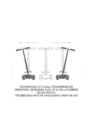 Scooter Cool Whells Işıklı 3 Tekerlekli Twist Mavi