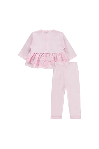 Civil Baby Fırfır Tüllü 3-12 Ay Takım - Pembe