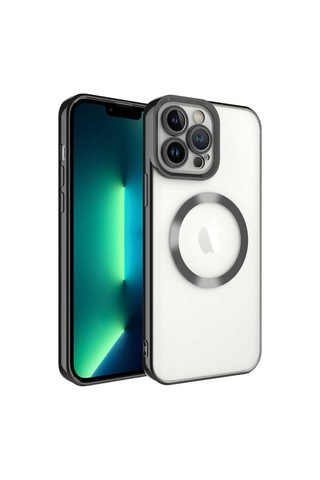 Apple Uyumlu iPhone 13 Pro Max Kılıf Magsafe Wireless Şarj Özellik Setro Kılıf