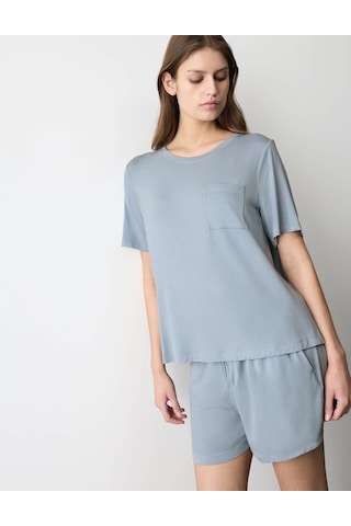 Marks & Spencer Autograph Pijama Altı T37001055A Açık Mavi