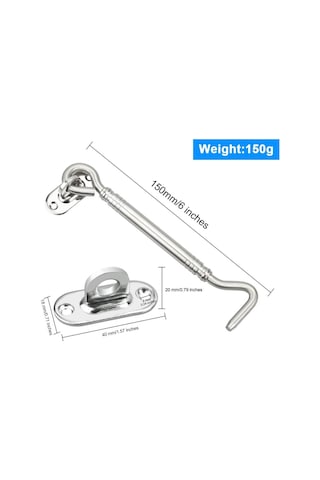 Pencereler İçin Antik Paslanmaz Çelik Emniyet Kapısı - Pcs Modeli B