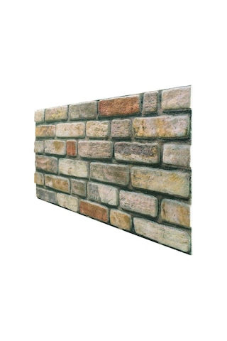 5 Adet X Tuğla Desenli 3D Strafor Köpük Duvar Kaplama Paneli (446785741)