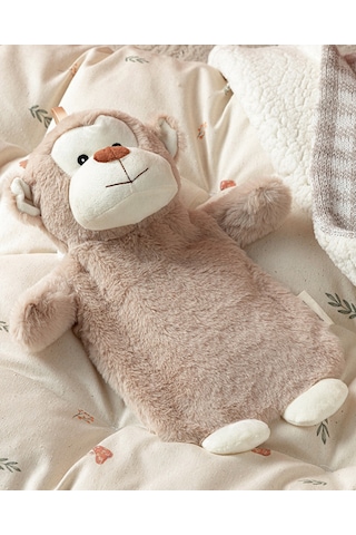 English Home Little Monkey Pelüş Sıcak Su Torbası Bej Bej