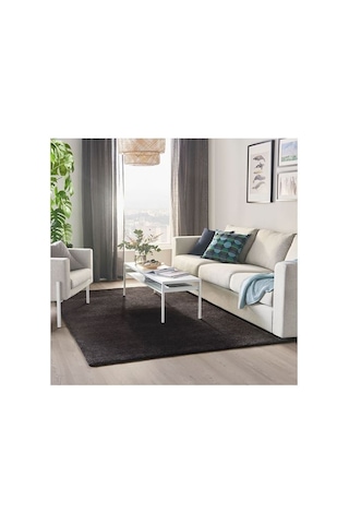 Ikea Stoense Halı 170 X 240 Cm Koyu Gri