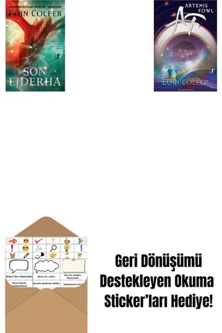 Son Ejderha + Artemis Fowl 1 + Okuma Sticker'ları