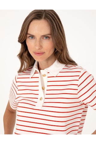 Pierre Cardin Kadın Kırmızı Tişört 50306322-vr030 Kirmizi