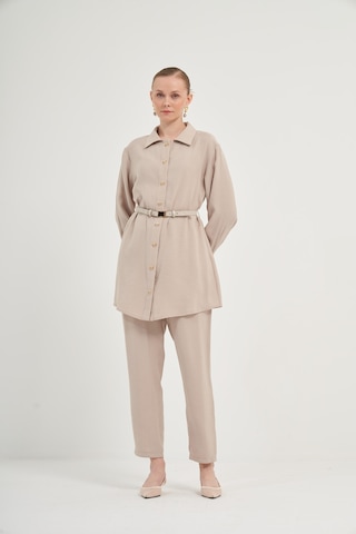 FTZ Women Ftz Pantolonlu Takım Taş 31035 Taş