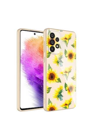 Zore Samsung Galaxy Uyumlu A33 5g Kılıf Kamera Korumalı Desenli Sert Silikon Omsy Epoksi Kapak - No2