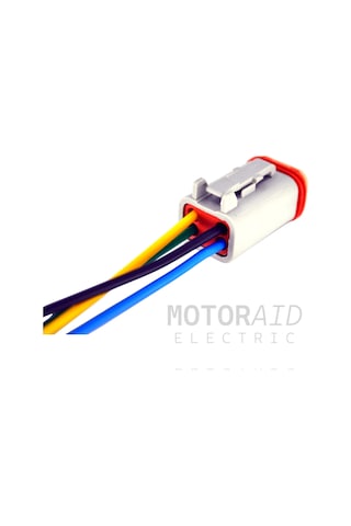 Deutsch Soket 4 Pin Kablolu Erkek Dişi Konnektör Takımı Araç Elektrik Bağlantı