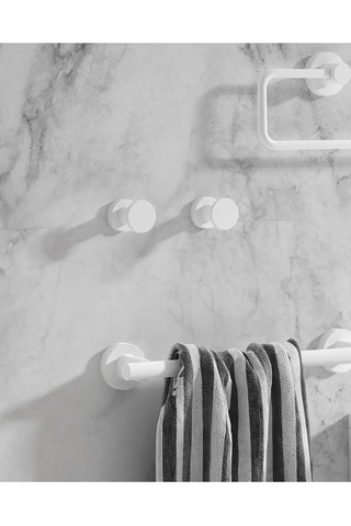 Tecno White Askı, 3.5cm - Mat Beyaz Mat Beyaz