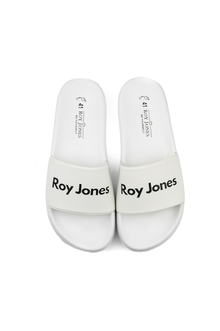 Roy Jones Summery Slide Rahat Yazlık Erkek Terlik-beyaz Beyaz